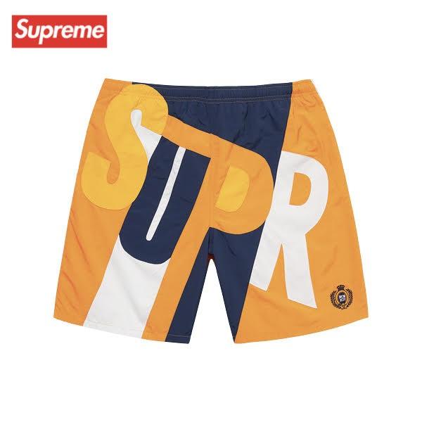Supreme Big Letter Water Short Dark Orange ss シュプリーム ビッグレター ウォーターショートパンツ ダークオレンジ 年春夏 Agroferti Com Br