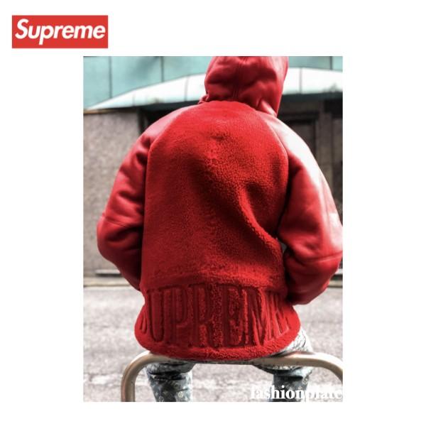 Supreme Leather coat red 2018AW シュプリーム レザーコート レッド 2018年秋冬 :sup-item