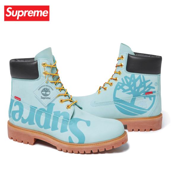 3colors】SupremexTimberland Big Logo Premium Waterproof Boot 