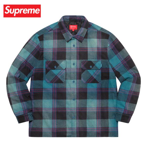4colors】Supreme Quilted Flannel Shirt 2020AW Top シュプリーム 