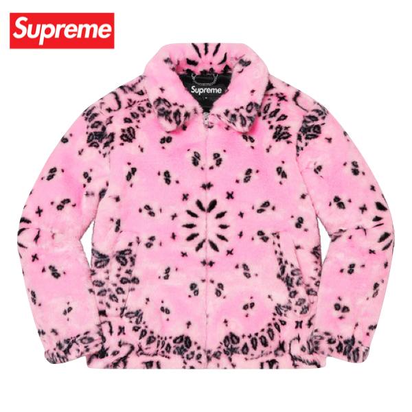 森の雑貨屋さん シュプリーム SUPREME 21SS Bandana Faux Fur Bomber