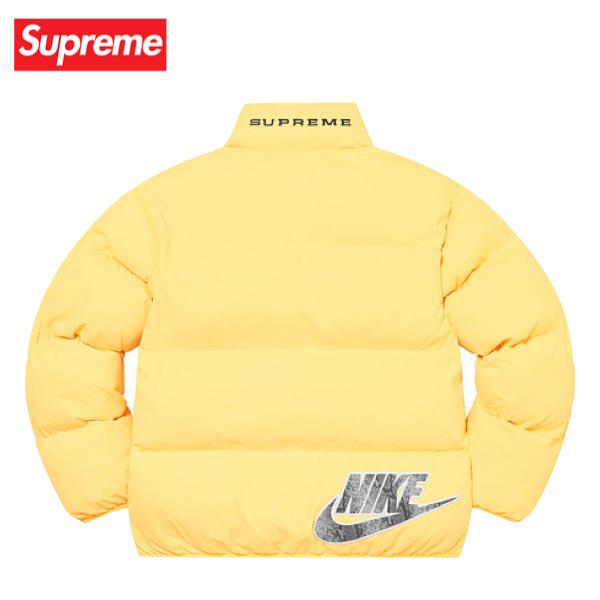 4colors】Supreme × Nike Reversible Puffy Jacket 2021SS 