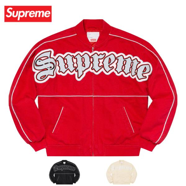 【3colors】Supreme Twill Old English Varsity Jacket 2021SS シュプリーム ツイル