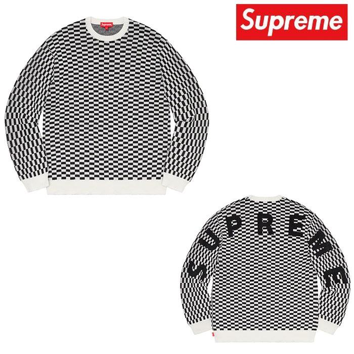 Supreme シュプリーム Back Logo Sweater バック ロゴ セーター チェッカーボード 2020年春夏新作 :sup