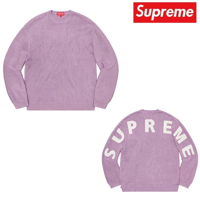Supreme シュプリーム Back Logo Sweater バック ロゴ セーター ライラック 2020年春夏新作  :sup-item-903llc:fashionplate Yahoo!ショップ - 通販 - Yahoo!ショッピング