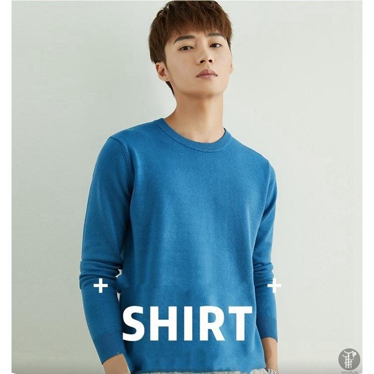 ニットセーター Vネック セーター クルーネック メンズ トップス 長袖