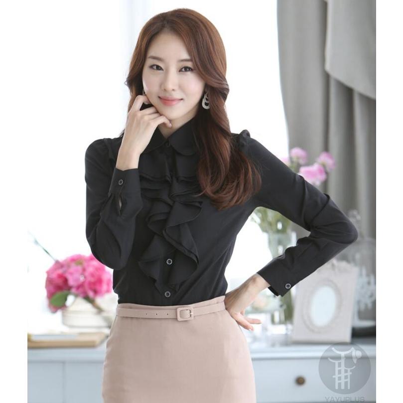 ブラウス フリル レディース フォーマル オフィス シャツ トップス