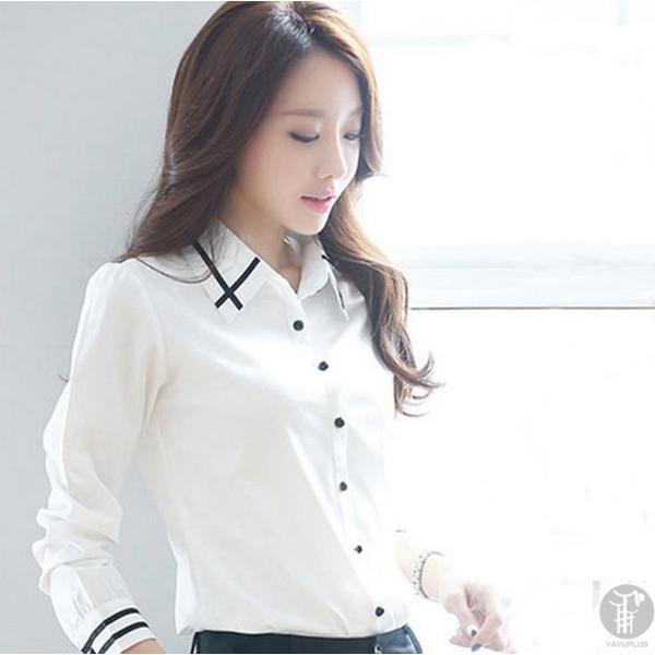 ブラウス レディース シャツ トップス ビジネス オフィス ｙシャツ フォーマル ホワイト スーツ スーツインナー リクルート 就活 Ol 事務服 無地 長袖 代引不可 Glm12 流行リズム 通販 Yahoo ショッピング