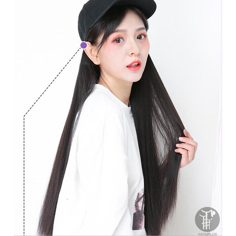 ウィッグ キャップ 帽子付きウィッグ キャップウィッグ ロング ウェーブ ストレート 帽子ウィッグ 髪付き帽子 レディース ロング巻き 代引不可 Jmjf01 流行リズム 通販 Yahoo ショッピング