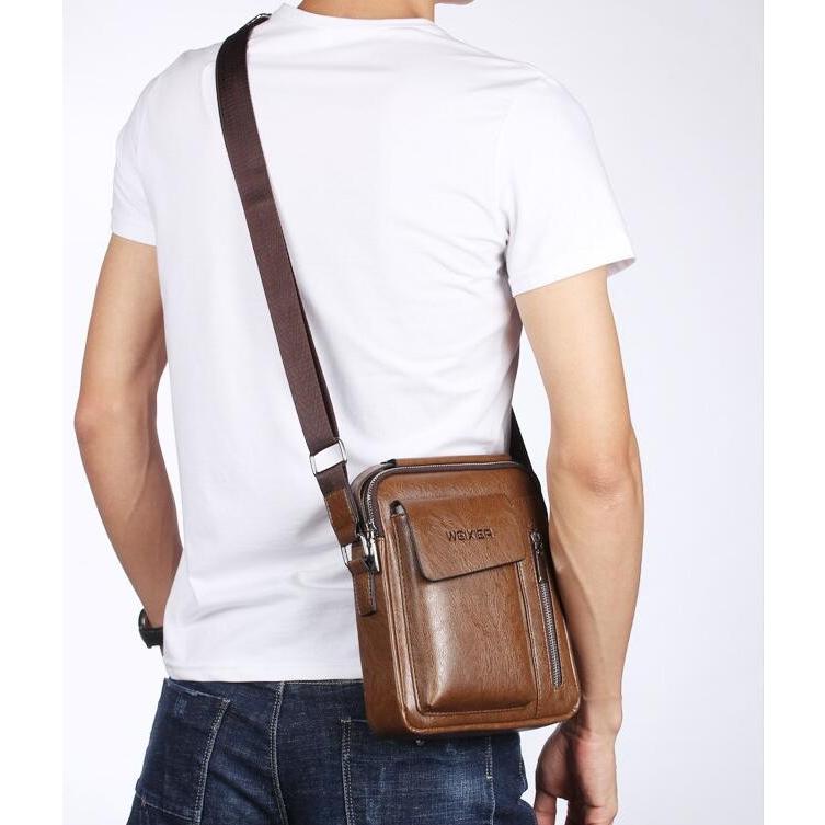 ワンショルダーバッグ サコッシュバッグ 斜めがけバッグ 肩掛け メンズ Pu ビジネス 男性用 代引不可 Lns18 流行リズム 通販 Yahoo ショッピング