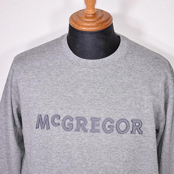 マックレガー McGREGOR メンズ ロゴ入りクルーネックトレーナー 丸首 (アウトレット30%OFF) 通常販売価格:17600円