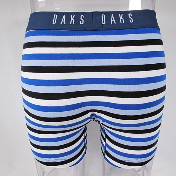 ダックス DAKS メンズ ボーダー柄前開きボクサーブリーフ 日本製 通常販売価格:3520円｜fashionspace-yokoya｜02