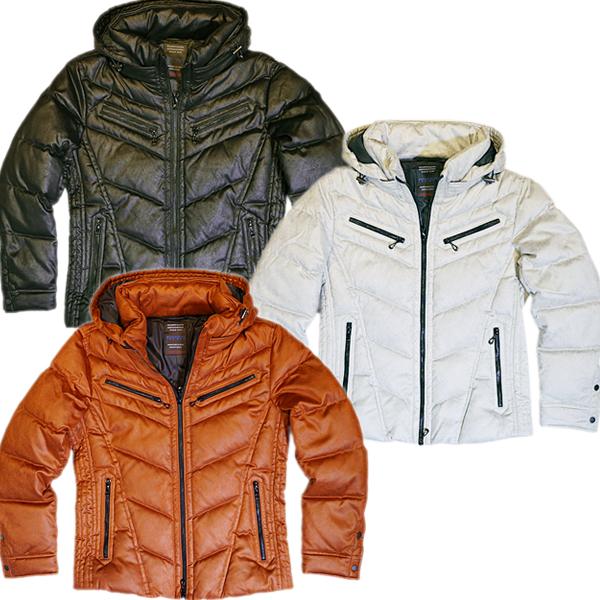 ニコルクラブフォーメン NICOLE CLUB FOR MEN メンズ マイクロスウェード ダウンブルゾン 3564-3705