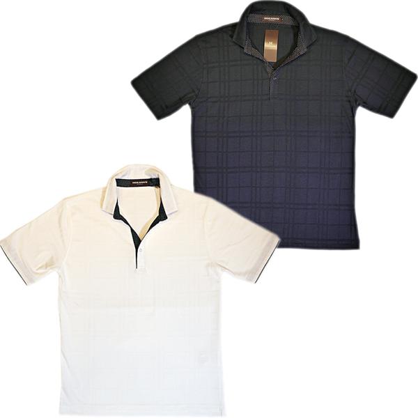 ハイダウェイ ニコル HIDEAWAYS NICOLE メンズ リンクスチェックスキッパーポロシャツ 4265-9501 2024春夏新作