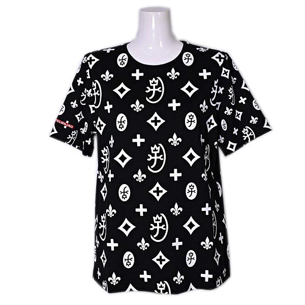 カステルバジャック Castelbajac レディース 半袖クルーネックモノグラム総柄tシャツ ゴルフウェア 22春夏新作 円 スポーツ ファッションスペースyokoya シャツ 通常販売価 ゴルフウェア 日本製 中古 安い