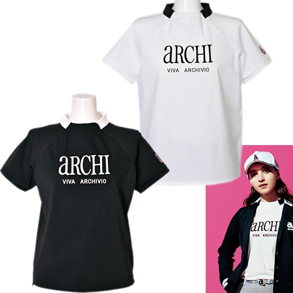アルチビオ Archivio レディースウエア レディース ラグラン半袖プルオーバー ゴルフウェア 円 A ゴルフ 通常