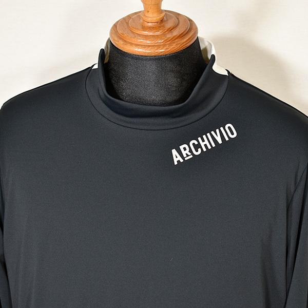 アルチビオ archivio メンズ モックネックシャツ インナー ゴルフ 