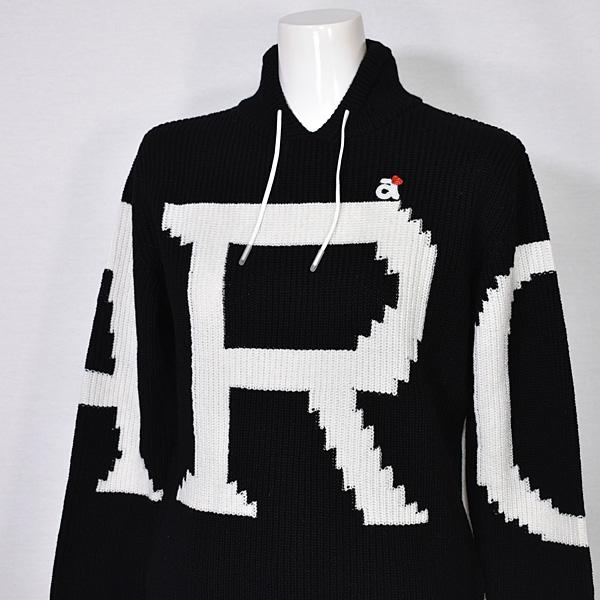 アルチビオ archivio レディース 長袖ロゴ入り暖かセーター プル 