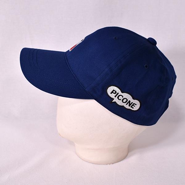 ピッコーネ PICONE レディース メンズ キャラクターロゴ刺繍入りキャップ 帽子 ゴルフウェア 日本製 (アウトレット40%OFF)  通常販売価格:9350円