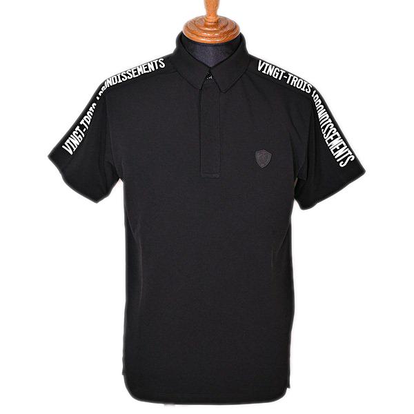 23区ゴルフ 23区GOLF メンズ 半袖サイドロゴライン入り部分メッシュ