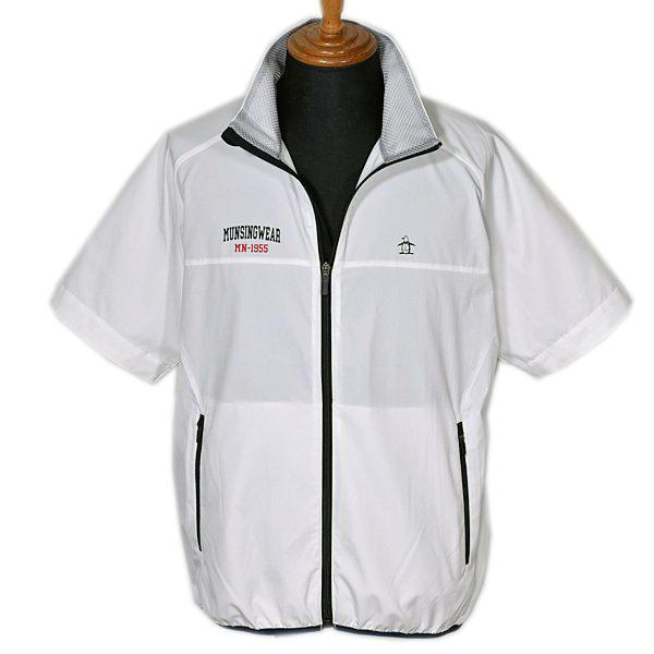 中古 - Munsingwear ウインドブレーカー半袖Mサイズ - セール時期:539