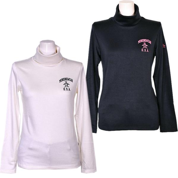 マンシングウェア レディース 長袖タートルネックシャツ インナー ゴルフウェア 通常販売価格:17600円