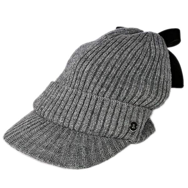 ランバンスポール LANVIN SPORT レディース ツバ付き暖かニット帽 帽子 