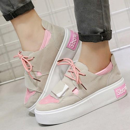 最大86 Offクーポン 厚底スニーカー スニーカー 靴 ダイエットシューズ 可愛い シューズ 美脚 厚底 カ 女性靴 運動靴