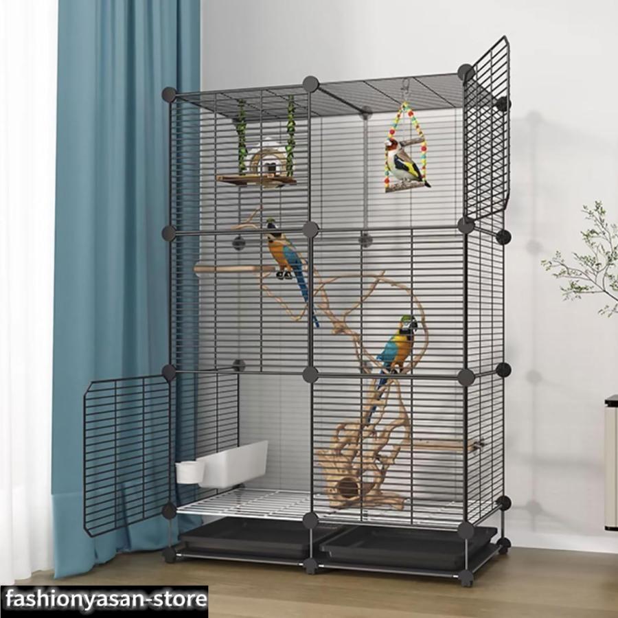 大型鳥かご 鳥籠 鳥 ケージ インコ 屋内 屋外用金属製鳥かご 大型 