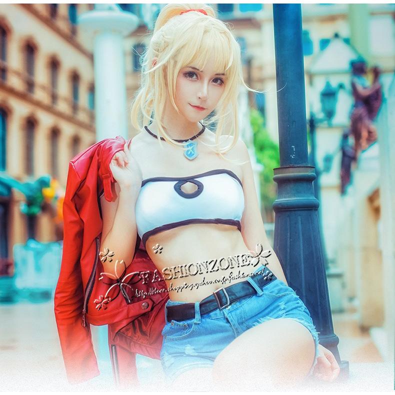 超歓迎 Fate Apocrypha 風コスプレ 赤のセイバー モードレッド コスプレ 衣装 ウイッグ 靴 ネックレス 日常服 Cosplay 演出服 ハロウィンイベント 変装 仮装 キャラクター衣装 サイズ S Aduresourcecenter Com