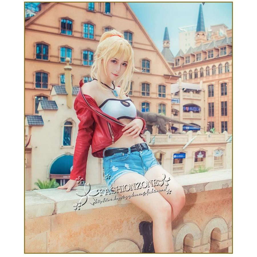 超歓迎 Fate Apocrypha 風コスプレ 赤のセイバー モードレッド コスプレ 衣装 ウイッグ 靴 ネックレス 日常服 Cosplay 演出服 ハロウィンイベント 変装 仮装 キャラクター衣装 サイズ S Aduresourcecenter Com