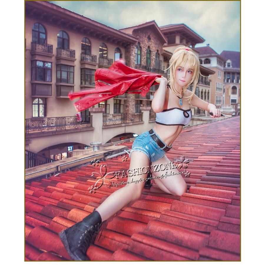 超歓迎 Fate Apocrypha 風コスプレ 赤のセイバー モードレッド コスプレ 衣装 ウイッグ 靴 ネックレス 日常服 Cosplay 演出服 ハロウィンイベント 変装 仮装 キャラクター衣装 サイズ S Aduresourcecenter Com