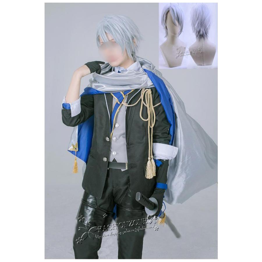 刀剣乱舞 風 山姥切長義 コスプレ衣装 男女 ウィッグ 日常服 刀剣乱舞 風 山姥切長義 コスプレ衣装 男女 ウィッグ 日常服
