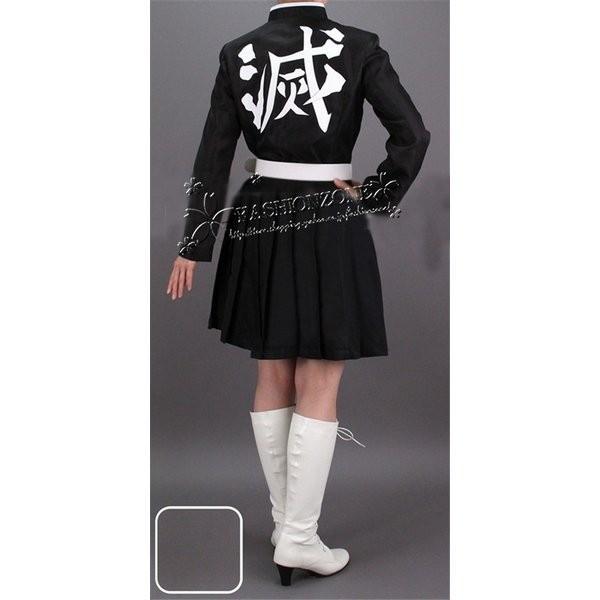 鬼滅の刃 風 栗花落カナヲ コスプレ衣装 子供服 靴髪飾りcosplay