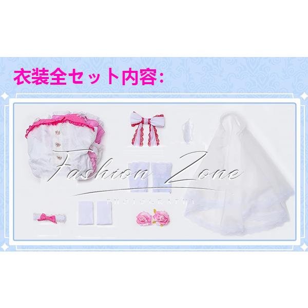 Re：ゼロから始める異世界生活 風 ラム  Ram   ウェディングドレス コスプレ衣装 ウィッグ 靴 cosplay ハロウィン 演出服 変装_5