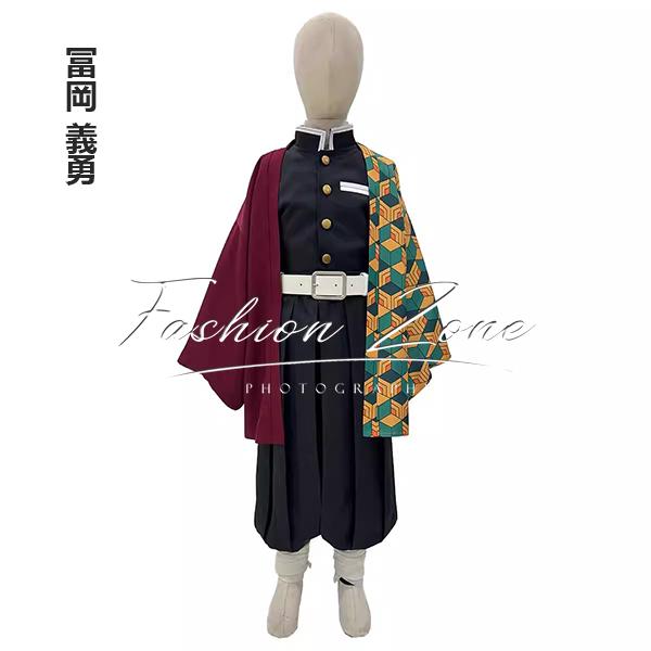 子供サイズ 鬼滅の刃 風 我妻善逸/竈門 炭治郎/冨岡 義勇/胡蝶 しのぶ コスプレ衣装  cosplay ハロウィン 演出服 変装_2