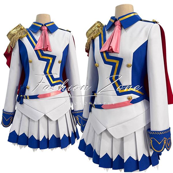 ウマ娘 プリティーダービー 風 トウカイテイオー 勝負服 コスプレ衣装 ウィッグ 靴 cosplay ハロウィン 演出服 変装_1