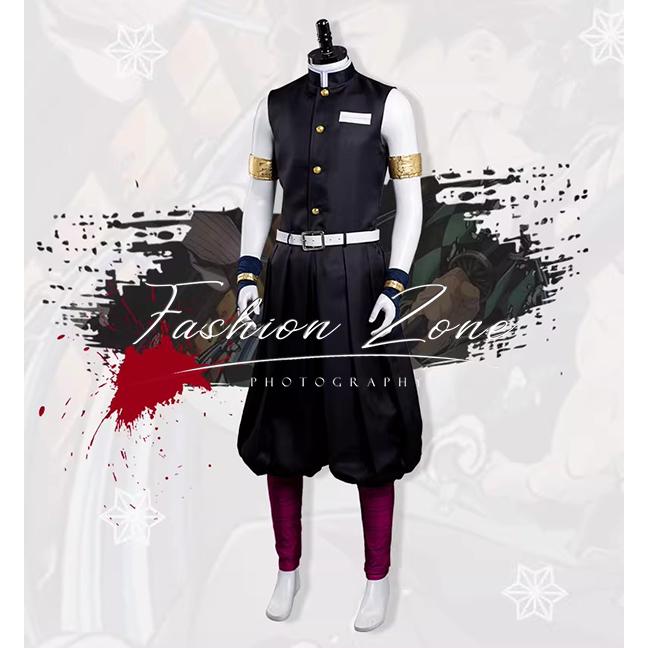 鬼滅の刃 風 宇髄 天元  コスプレ衣装 ウィッグ 靴 道具 cosplay ハロウィン 演出服 変装の画像