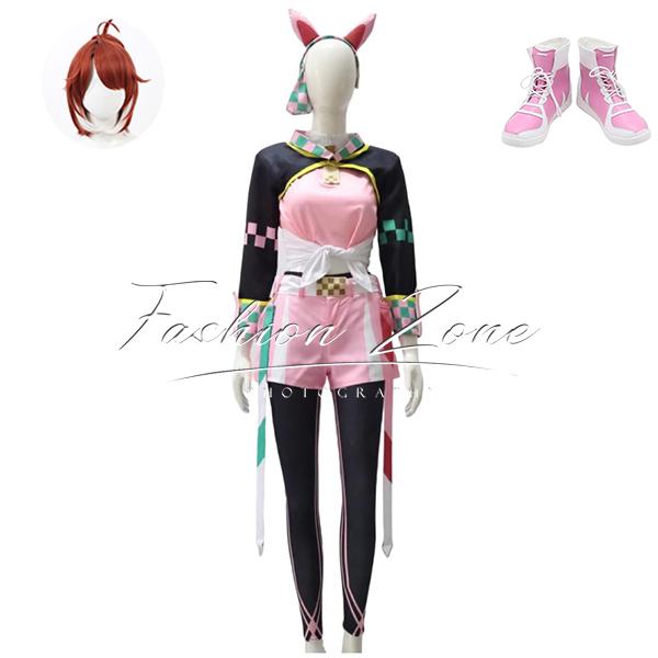 送料無料◇ウマ娘 プリティーダービー 風 ダンツフレーム コスプレ衣装