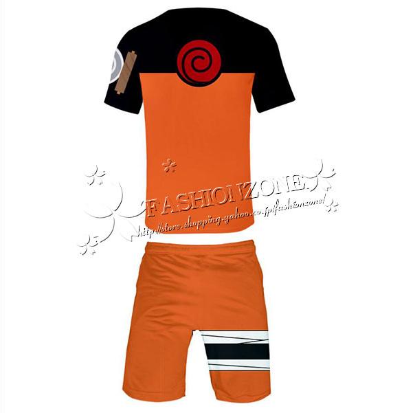 NARUTO -ナルト- 風 コスプレ衣装  親子服 上下セット半袖 Tシャツ ズボン 春夏秋パジャマグッズグッズ 子供 成人 スウェット｜fashionzone｜03