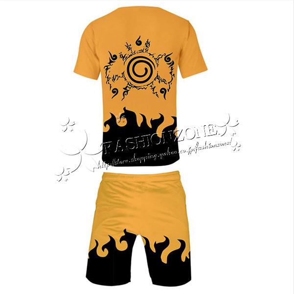 NARUTO -ナルト- 風 コスプレ衣装  親子服 上下セット半袖 Tシャツ ズボン 春夏秋パジャマグッズグッズ 子供 成人 スウェット｜fashionzone｜09