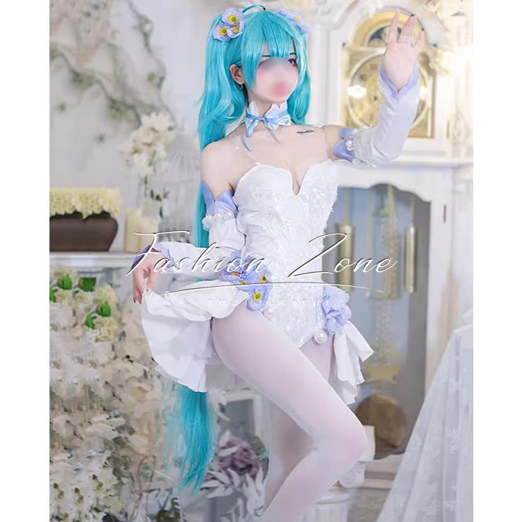 送料無料◆初音ミクVOCALOID 風 粉蝶花精霊 コスプレ 衣装 ウィッグ 靴 cosplay コスチューム パーティーグッズ ハロウィン仮装 変装｜fashionzone｜03