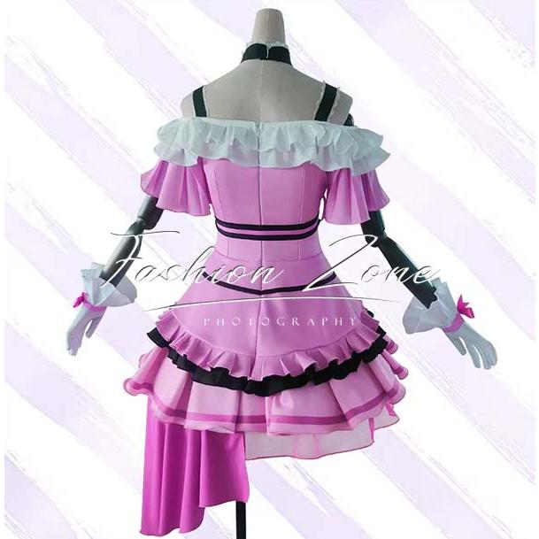 送料無料◆Lovelive ラブライブ kira kira sensation 風 東條 希 打歌服 コスプレ衣装 ウィッグ 靴 コスチュームcosplay 演出服 イベント ハロウィン変装｜fashionzone｜03