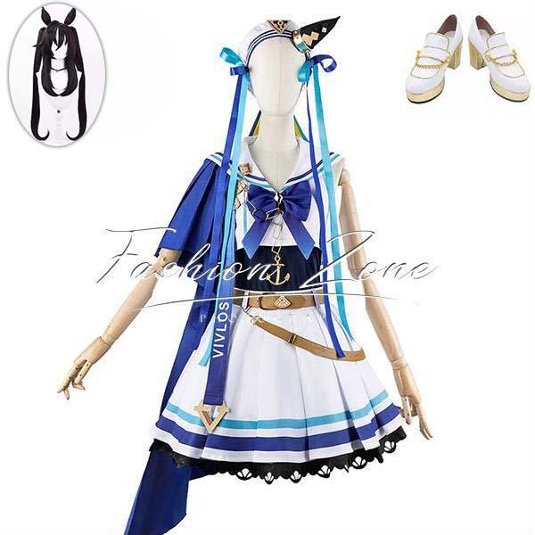送料無料◇ウマ娘 プリティーダービー 風 ヴィブロス コスプレ衣装