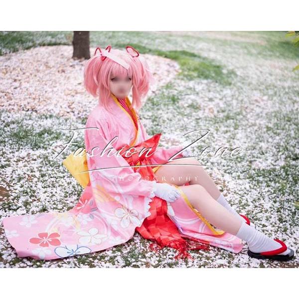 送料無料◇魔法少女まどか☆マギカ 風 鹿目まどか 着物 コスプレ 送料無料◇魔法少女まどか☆マギカ 風 鹿目まどか 着物 コスプレ