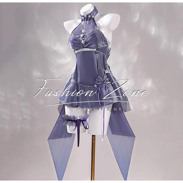 新世紀エヴァンゲリオン 風 綾波レイ ドレス  コスプレ衣装 ウィッグ cosplay ハロウィン 演出服 変装の画像