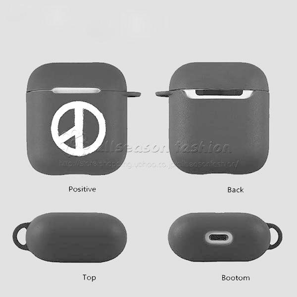 bigbang 風  AirPods proカバー TPU アウトドア イヤホンケースエアーポッズケースキーリング付ケース 衝撃 保護アクセサリー収納｜fashionzone｜04