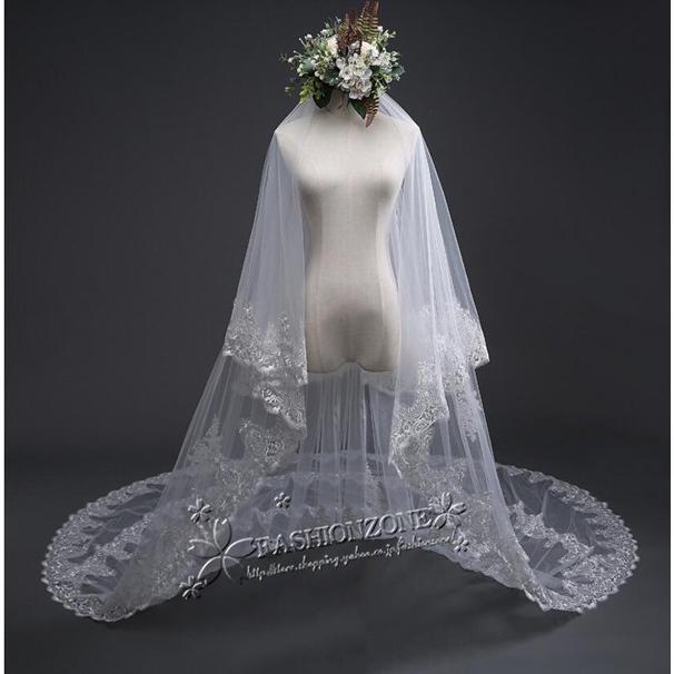 ロングベール 300cmレース 結婚式用ベール コーム付き ウェディングベール 二次会 花嫁 ブライダル フェイスアップ マリアベール :FENS1-5:fashion zone - 通販 - Yahoo!ショッピング ロングベール 300cmレース 結婚式用ベール コーム付き ウェディングベール 二次会 花嫁 ブライダル フェイスアップ マリアベール :FENS1-5:fashion zone - 通販 - Yahoo!ショッピング