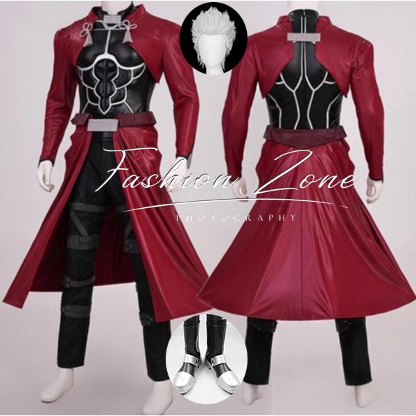 Fate/Grand Order 風 エミヤ EMIYA コスプレ衣装 ウィッグ 靴 cosplay