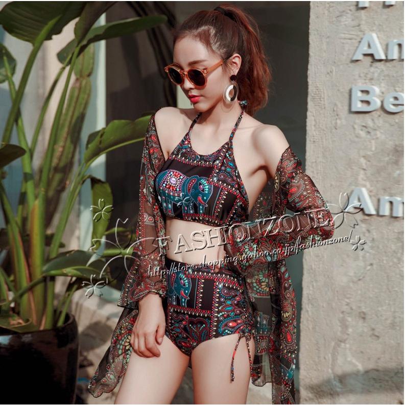 水着 ビーチウェア レディース 3点セット 水着 ビキニ レディース 三角ビキニ 大きいサイズ 人気 安い 可愛い 女性用 Nvshiyy19 Fashion Zone 通販 Yahoo ショッピング